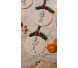 Stickserie - Nussknacker Doodle